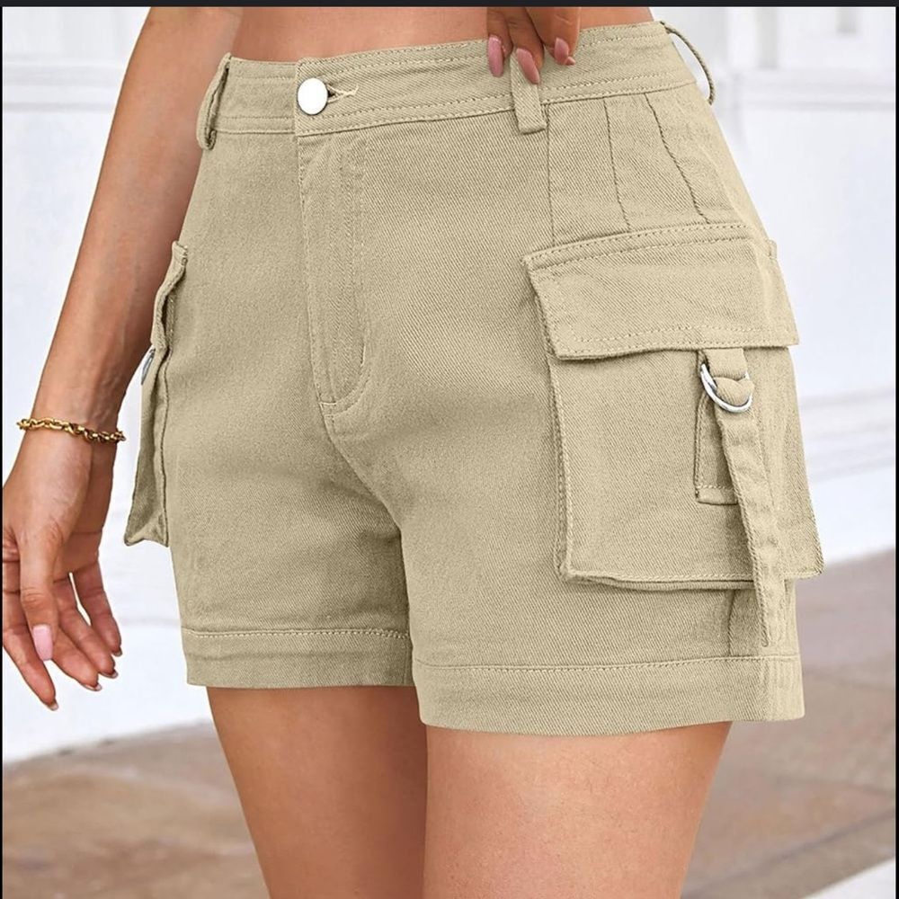Take. 50% OFF- Rewash Women’s Shorts Beige Cargo Shorts, Size- 9/29 - Picture 1 of 7